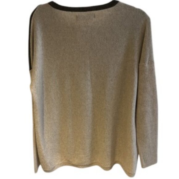 Rina Rossi two tone cashmere sweater size M - Picture 2 of 6